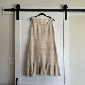 AKRIS PUNTO 100% Silk Flounce‎ Hem Dress US Size 10